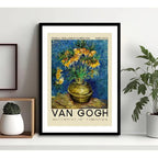Cuadro Van Gogh Arte Exposición Obras Pintor Decoracion Van Gogh Imperial Flower Vase Negro