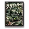 Cuadro Nürburgring Circuito Carrera Formula 1 Gp Autodromo Marco Negro