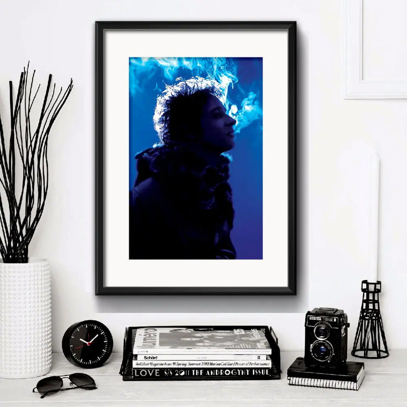 Cuadro Gustavo Cerati Soda Stereo B2 Decoracion Con Paspartú