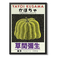 Cuadro Yayoi Kusama Pumpkin Exposición Arte Japón Decoracion Marco Negro