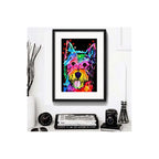 Cuadro Perro Pop Art Todas Las Razas Decoracion Con Paspartú