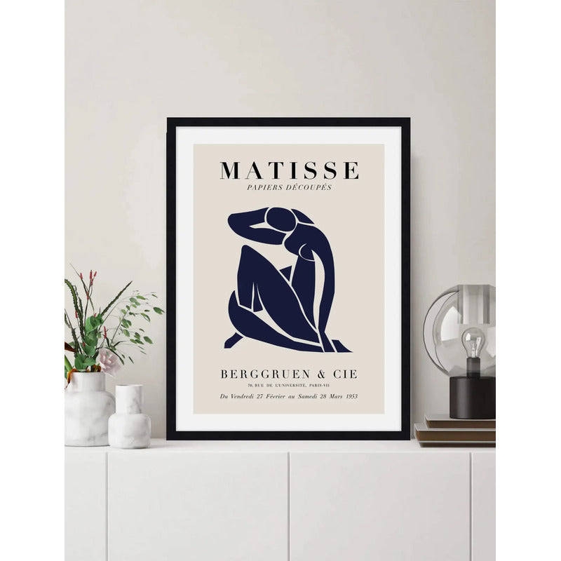 Cuadro Matisse Pinturas Modernas Arte Abstracto 8 Decoracion Marco Negro