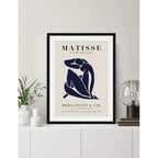 Cuadro Matisse Pinturas Modernas Arte Abstracto 8 Decoracion Marco Negro