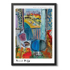 Cuadro Raoul Dufy Pintura Fauvismo Abstracto Arte Decoracion Nice Le Guéridon Marco Negro