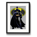 Cuadro Batman Pop Art Comics Heroes Decoracion Con Paspartú Marco Negro