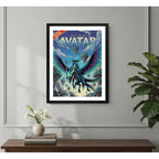 Cuadro Avatar Comics Pelicula Cinema Decoracion Marco Negro