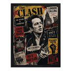 Cuadro The Clash Joe Strummer Forever Punk Rock Arte Vintage Marco Negro