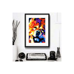 Cuadro Perro Pop Art Todas Las Razas Decoracion Con Paspartú