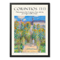 Cuadro Dormitorio Living Versiculo Biblia Corintios 13 Monet Marco Negro