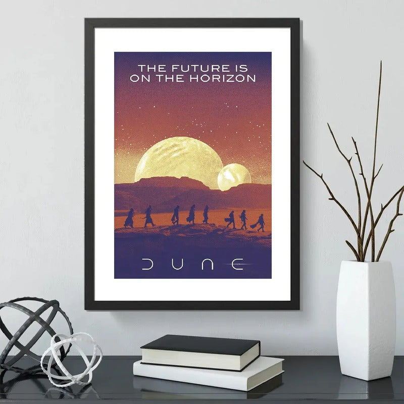 Cuadro Dune Pelicula Arte Cinema Decoracion Marco Negro