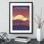 Cuadro Dune Pelicula Arte Cinema Decoracion Marco Negro