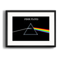 Cuadro Pink Floyd Rock Musica Decoracion Con Paspartú Marco Negro