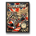 Cuadro Silverstone Circuito Carrera Formula 1 Autodromo Marco Negro