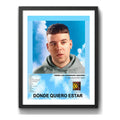 Cuadro Quevedo Donde Quiero Estar Album Canciones Trap Rap Marco Negro