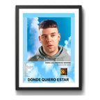 Cuadro Quevedo Donde Quiero Estar Album Canciones Trap Rap Marco Negro