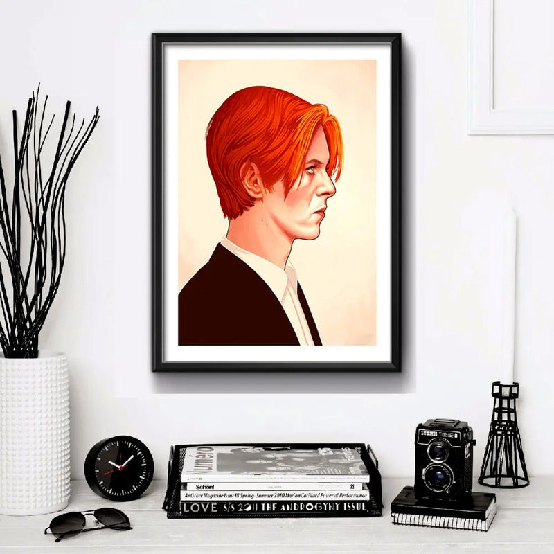 Cuadro David Bowie Pop Art Musica Rock Decoracion