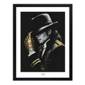 Cuadro Michael Jackson El Rey Del Pop Musica Rock Arte Marco Negro