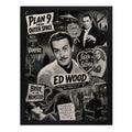 Cuadro Ed Wood Director Peliculas Icónicas Anos 50 Retro Marco Negro
