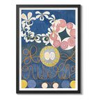 Cuadro Dormitorio Living Hilma Af Klint Arte Infancia N. 1 Marco Negro