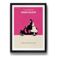 Cuadro Audrey Hepburn Minimalista Pelicula Roman Holyday