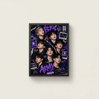 Cuadro Bts K-pop Boy Band Surcoreana Corea Musica Pop Arte 3 Marco Negro