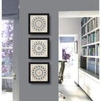 Set 3 Cuadros Mandalas Nude Arte Boho Zen Decoracion