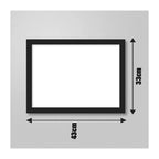 Cuadro Dormitorio Living Claude Monet Palmeras De Bordighera Marco Negro