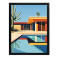 Cuadro Arquitectura Moderna Bauhaus Proyectos De Decoracion Casa Oasis Moderno 2 David Hockney Negro