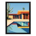 Cuadro Arquitectura Moderna Bauhaus Proyectos De Decoracion Casa Oasis Moderno 2 David Hockney Negro