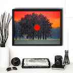 Cuadro Magritte Pinturas Surrealismo Arte Obras Decoracion The Banquet Marco Negro