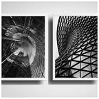 Set 2 Cuadros Arquitectura Moderna Edificio Arte Decoracion