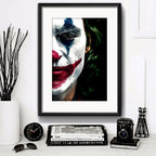 Cuadro Guason Joker Pelicula Joaquin Phoenix Con Paspartú