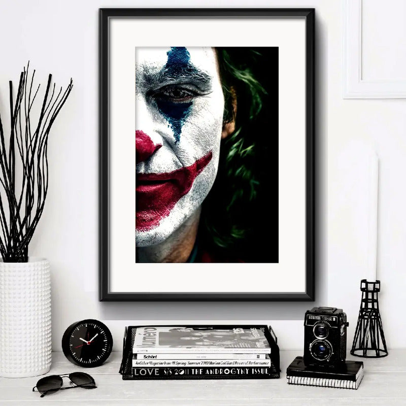 Cuadro Guason Joker Pelicula Joaquin Phoenix Con Paspartú
