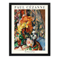 Cuadro Dormitorio Living Paul Cézanne El Jarrón De Flores Marco Negro