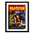 Cuadro Pulp Fiction Tiempos Violentos Pelicula Tarantino Marco Negro