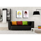 Set 2 Cuadros Marilyn Monroe Audrey Hepburn Arte Minimalista