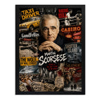 Cuadro Martin Scorsese Director Peliculas Icónicas B Terror Marco Negro
