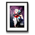 Cuadro Escuadrón Suicida Harley Quinn Pelicula Con Paspartú Marco Negro