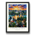 Cuadro Ciudad De La Costa Solymar Uruguay Paisajes Puente Marco Negro