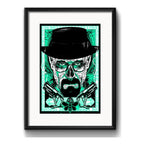 Cuadro Heisenberg Pop Art Breaking Bad Decoracion Paspartú
