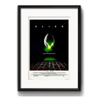 Cuadro Alien El Octavo Pasajero Película Cinema Con Paspartú Modelo 1 Negro